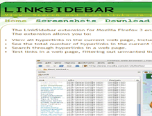 Tablet Screenshot of linksidebar.mozdev.org