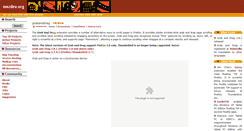 Desktop Screenshot of grabanddrag.mozdev.org